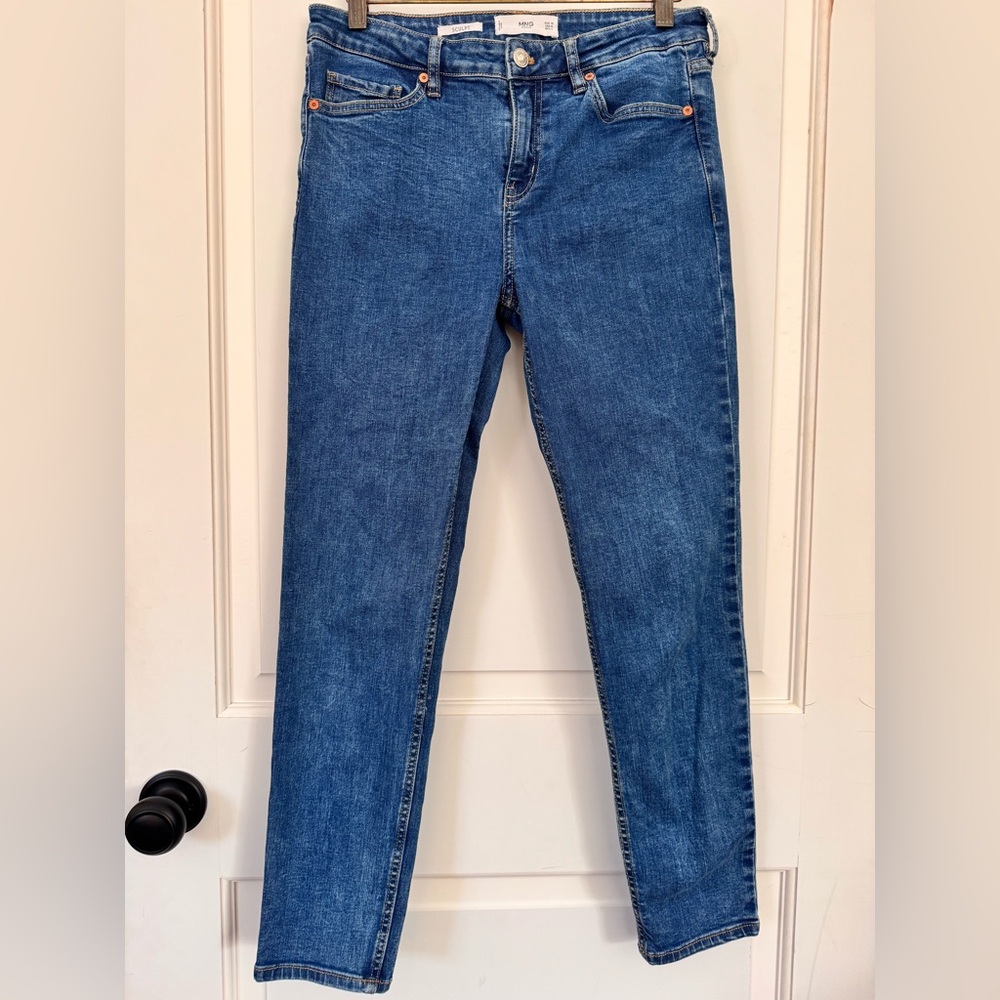 Mango MNG sculpt high waisted stretch skinny jeans size 6 - like new